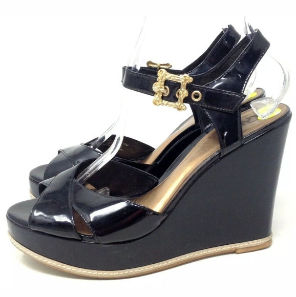 Carlos Santana Platform Wedge Sandals 10M - Picture 1 of 8